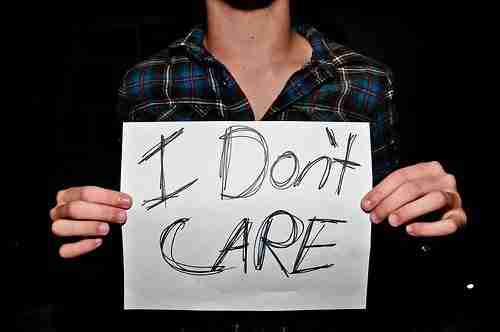 dont care man