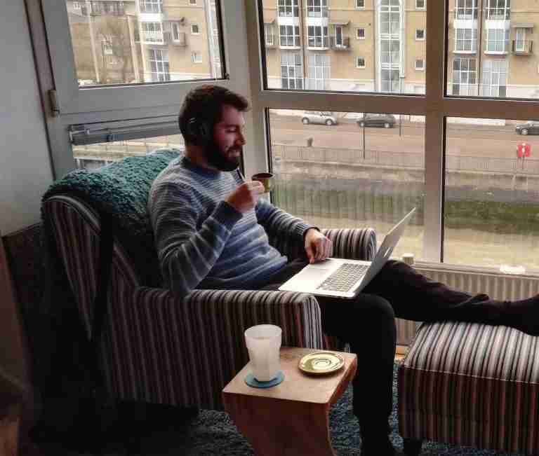 Start a blog next to the Thames