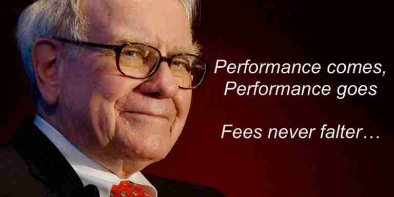 warren buffet on fees