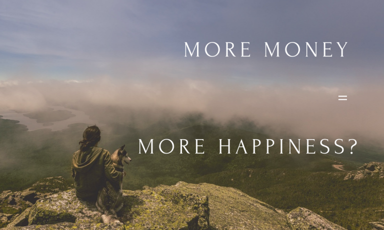 Can more money buy more happiness?